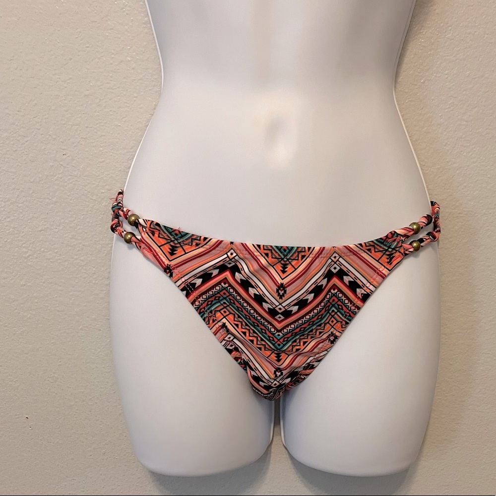 Honor Aztec print swim bottom